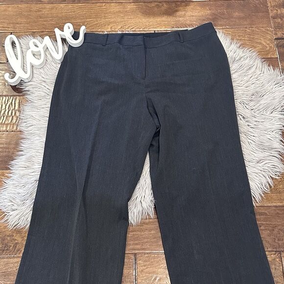 Lane Bryant Houston Career Trouser Size 18 Women Slacks Wide Leg Gray New - Picture 4 of 6